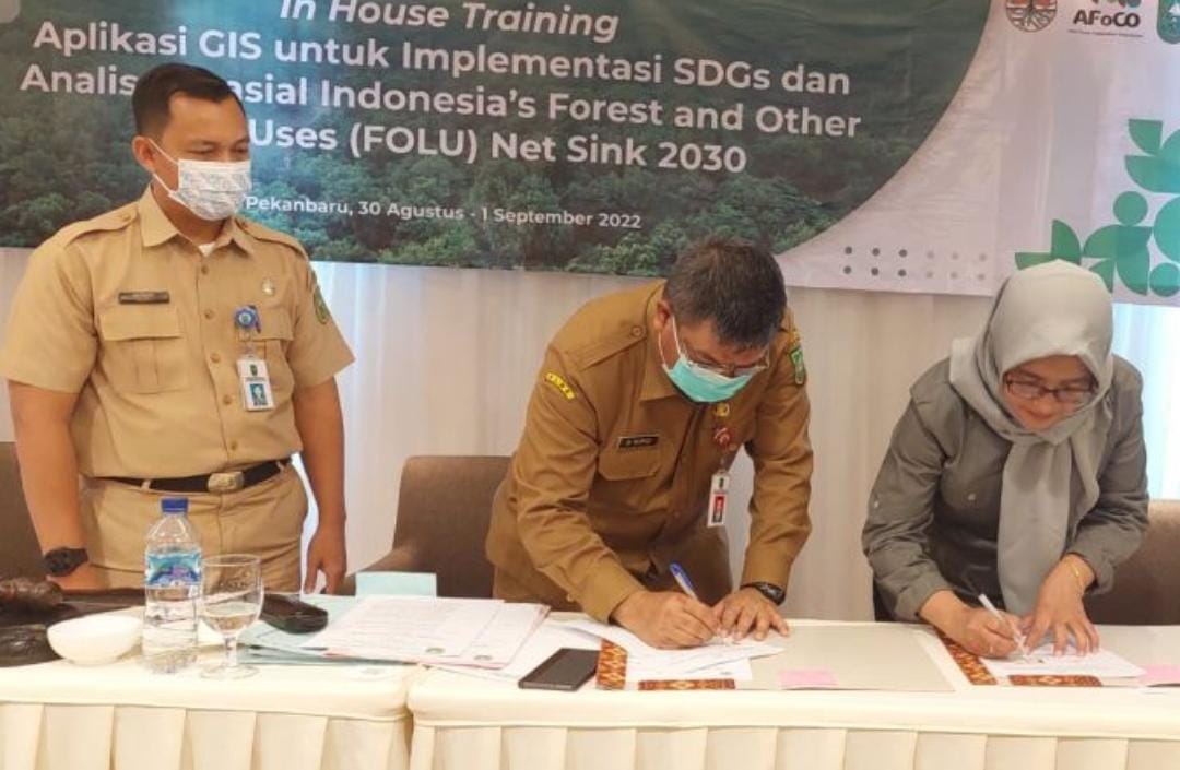 Dinas LHK Riau Teken MoU dengan PSIPHB, Ini Manfaat Langsung yang Diperoleh