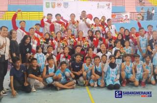 Libas Pekanbaru, Tim Basket Putra Kuansing Sabet Medali Emas di Porprov Riau
