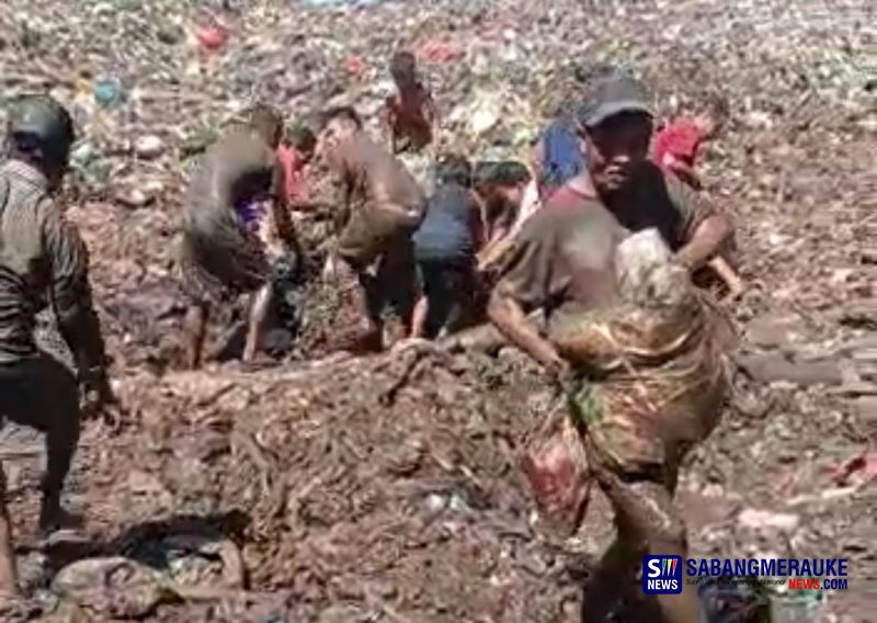 Heboh Warga Rebutan Daging Ilegal di Tempat Pembuangan Sampah Bengkalis, Polisi Langsung Bergerak