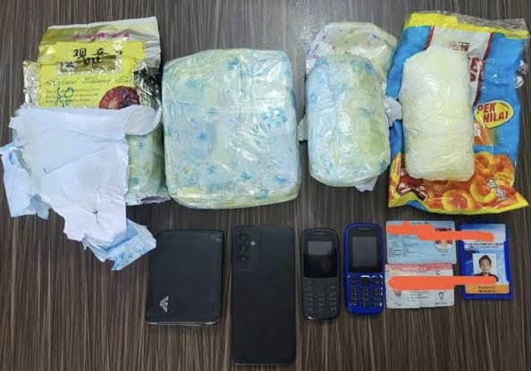 Kurir Narkoba Ditangkap di Bengkalis, 2,6 Kg Sabu dan 551 Gram Kokain Disita