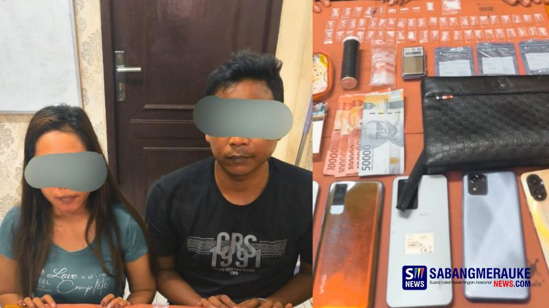 Terindikasi Masuk Jaringan Pengedar Narkoba, Pasangan Suami Istri di Kecamatan Koto Gasib Ditangkap Polisi