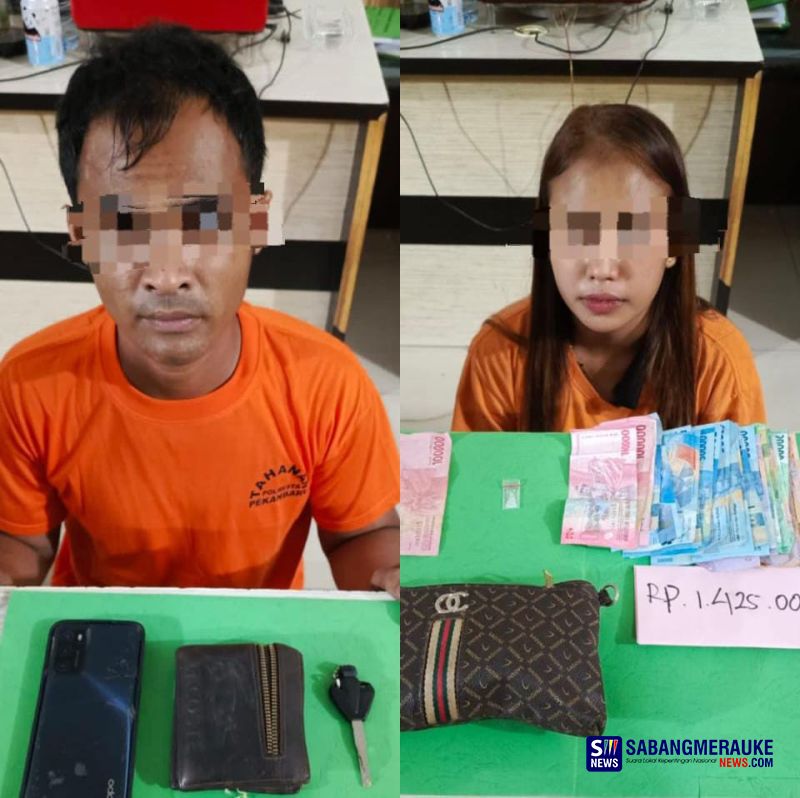 Polisi Ringkus Kurir Narkoba Saat Sedang Transaksi di Pekanbaru, Satu Paket Sabu dan Uang Disita
