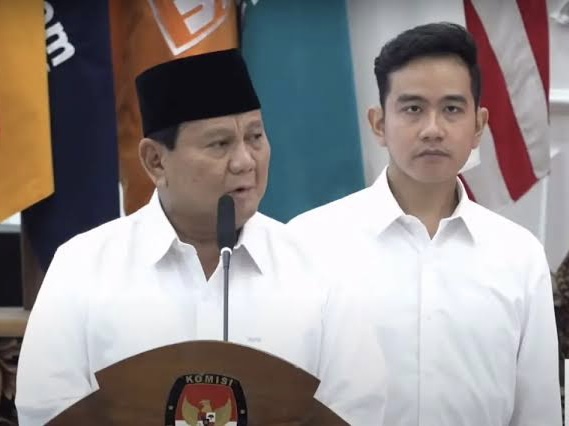 Isi Lengkap Pidato Prabowo Usai Ditetapkan KPU Jadi Presiden Terpilih 2024