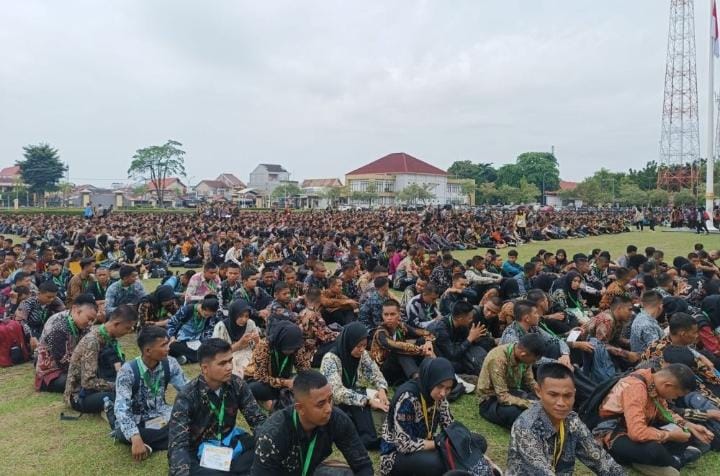 3.411 Casis Lakukan Tes Kesehatan di Halaman Mapolda Riau