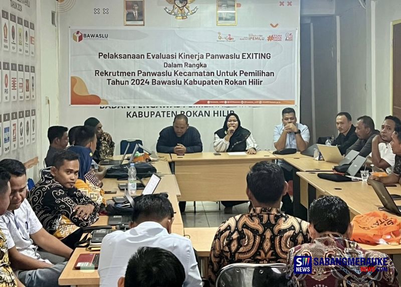 Jelang Pilkada 2024, Bawaslu Rohil Gelar Evaluasi Kinerja Panwascam Existing