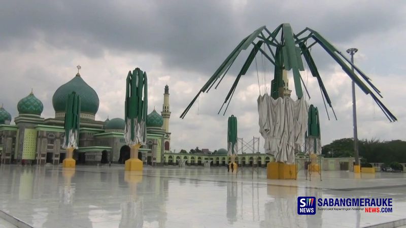 Belum Temukan Dugaan Tipikor, Kejati Riau Hentikan Penyelidikan Proyek Payung Elektrik Masjid Raya An Nur Rp 42 Miliar