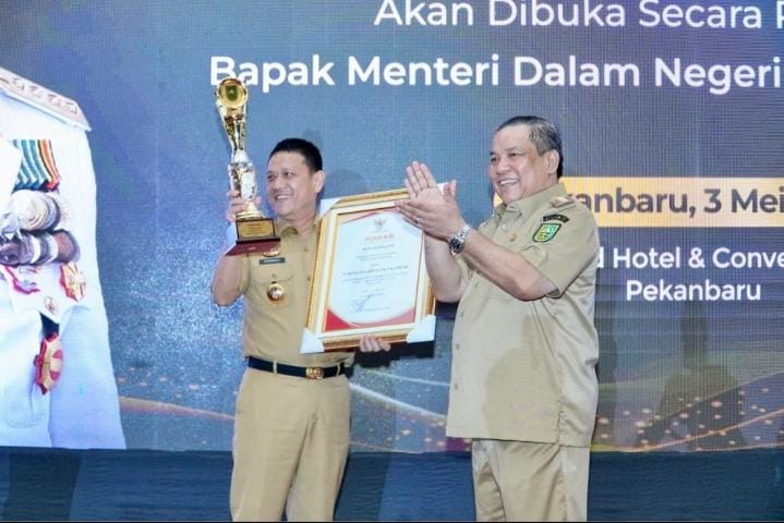 Kabupaten Kampar Raih Penghargaan Terbaik I Penurunan Angka Stunting Tingkat Provinsi Riau 2024