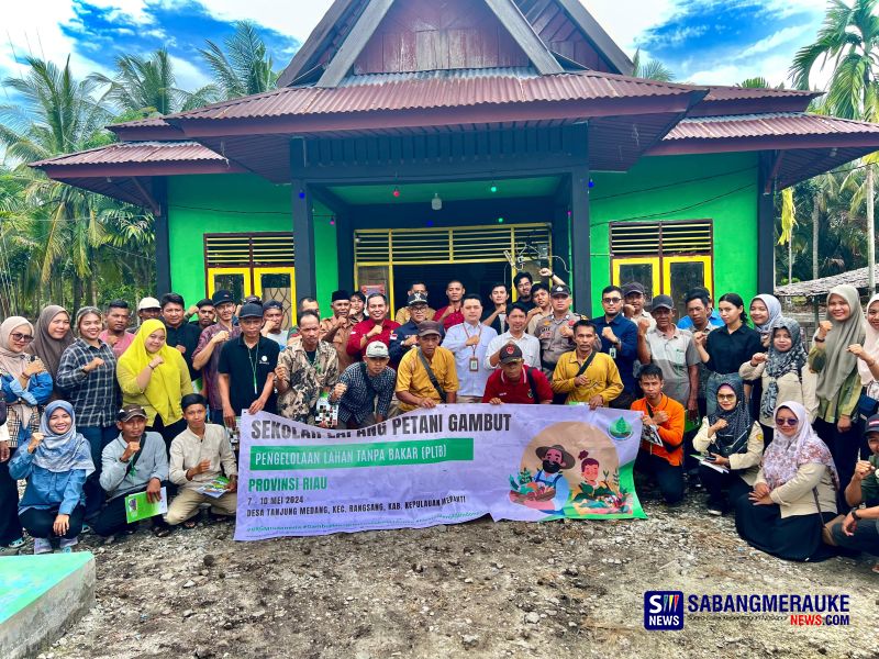 Kembali Adakan Sekolah Lapangan Petani Gambut di Desa Tanjungmedang, BRGM Berharap Kader Bisa Aplikasikan Ilmunya di Desa